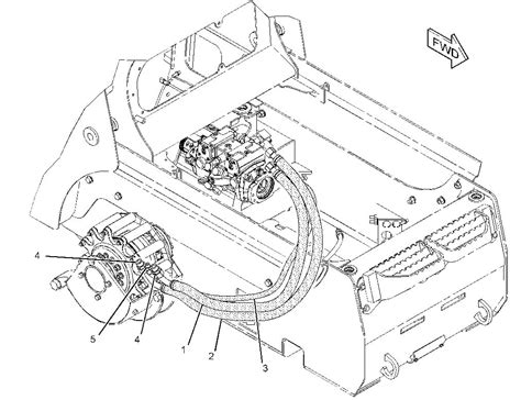 2004 cat 257b skid steer|cat 257b hydraulic hose diagram.